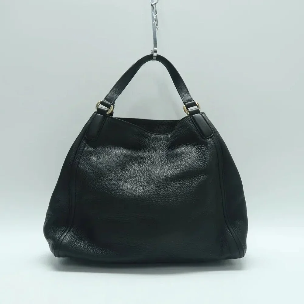 GUCCI Soho Black Leather Tote 818-041825 - Picture 2 of 12